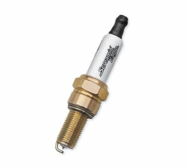 COPPIA Candele Screamin Eagle 31600105 High Performance per Compatibile con HARLEY Sportster Forty Eight Iron Nightster Custom Low Dyna Glide Street Bob Softail Fat Boy Electra Glide Road...