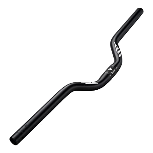 Rmiott Mtb Handlebar 1 Inch/25.4Mm Aluminum Length 23.62Inchs/600Mm Black-Fits 25.4Mm Stems - Rise (0 30 50 70 90) Mm Available #TOP7