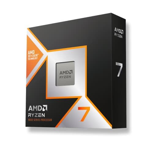 AMD Ryzen 7 9700X Desktop Processor | Zen 5 Architecture | 8-Core 16-Thread | 5.5GHz Max Boost | 40MB Cache | AM5 Socket | Unlocked CPU for Gaming, Streaming, 3D Rendering & Professional Workloads