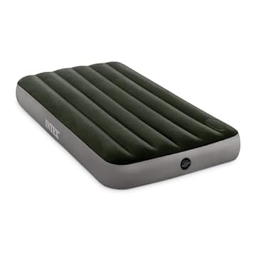Intex Dura-Beam Standard Series Downy Airbed con pompa a pedale integrata, completo