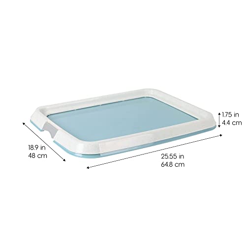 IRIS USA Pee Pad Holder, for Small Sized Dog and Puppy Pee Pads Secured Latches, Non-Skid Feet - Image 2
