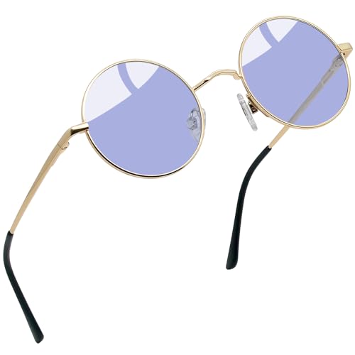 Image of Joopin Small Round Sunglasses Hippie Circle Sun Glasses UV400 Protection