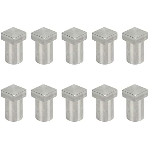 10PCS Bench Dogs for Woodworking, Bench Dog Clamp Stainless Steel Non-slip Powerful Woodworking Desktop Tenoner Bench Cookies Bench Cookies Woodworking for Clamping and Fixing Woodworking Tables Cover