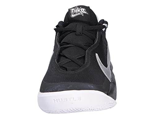 Nike CW6735-004 Boy'S Team Hustle D 10 (Big Kid) Black/Metallic Silver/Volt/White 7 Big Kid M thumb #5