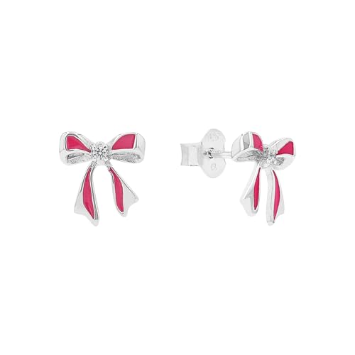 Pendientes de plata de ley 925 para niñas con piedras preciosas
