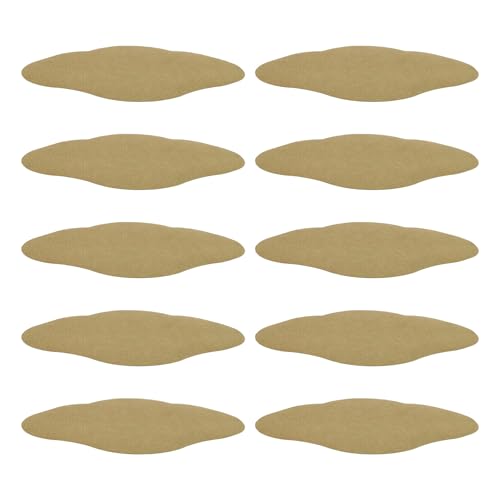 MAGICLULU Parches Adhesivos Multiusos Vacíos para Ombligo, Tamaño Pequeño 15x20 Cm, Color Verde, 10 Unidades Portátiles para Uso Familiar y Doméstico