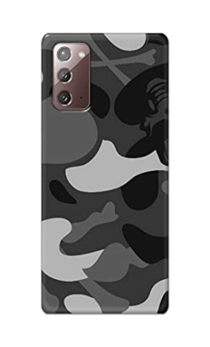 Image of Printed Hard Back Cover Case for Samsung Galaxy Note 20 4G | Note 20 5G Back Cover (Army Pattern) -1302