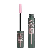 Maybelline New York Sky High Green Altitude Mascara für extreme Länge & volles Volumen, Wimperntusche in Dunkelgrün für ausdrucksstarke Augen, Tower Flex Bürste & Bambusextrakt, Definition