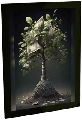 Quadro Decorativo Arvore De Dinheiro Empreendedorismo Quarto Sala Decoração Poster