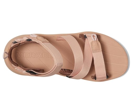 Merrell Merrell Women's Speed Fusion Sport Rmx Sandal, Tan Rose, 7