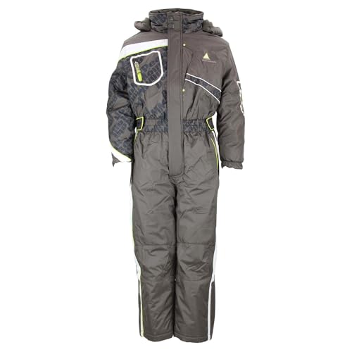 Peak Mountain -Combinazione di Sci Ragazzo 10/16 Anni ECOMBO Nero 14 Anni