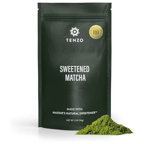 Tenzo Sweetened Matcha Powder: Delectable Green Tea Goodness