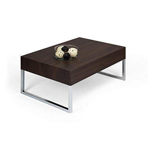 Mobili Fiver, EVO XL Mesa Auxiliar de salón, Madera, Roble Oscuro, 90 x 60 x 40 cm