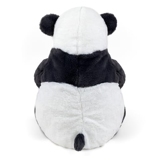 Image of Mirada Big Panda Soft Plush Toy | Black Stuffed Animal for Kids & Panda Lovers | Adorable, Cuddly, Cute Birthday Gift - 35 cm