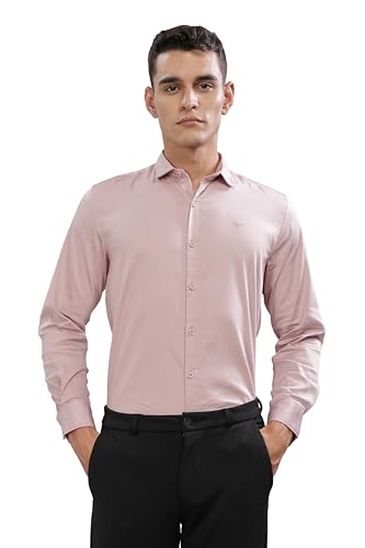 Image of Men's Cotton Lycra Slim Fit Shirt with Full Sleeves