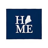 CafePress Maine Home Dark Blue Throw Blanket Super Soft Fleece Plush Throw Blanket, 60'x50'