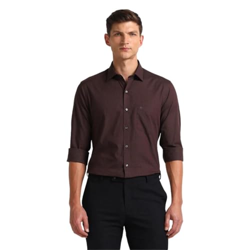 Image of Arrow Men's Solid Slim Fit Shirt