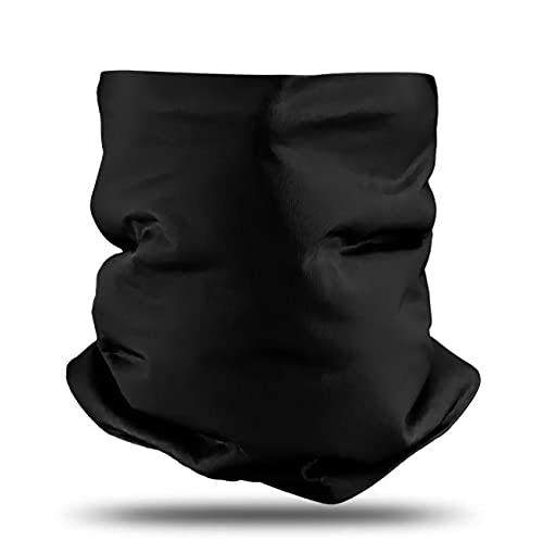 Bandana Tubular Lisa Multiuso Mascara Balaclava Bike Moto Ciclismo Gola Preto