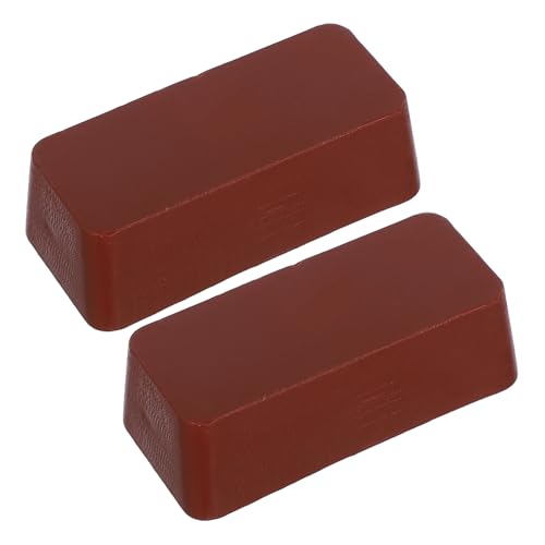 PAMINGONO 2pcs Metal Polishing Buffing Compound Bars for Stainless Steel and Aluminum, Solid Polishing Paste Wax for Restoring Metal Shine, Buffing Wheel Accessory for Industrial and DIY Use