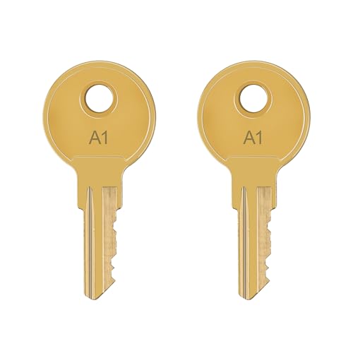 Uietuc PK-8K-A1 for APG Cash Drawer Replacement Key Set - 2 Keys for A1 Code Locks, Fits Series 100 & 4000 Cash Drawers