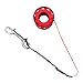 Aymzbd Scuba Diving SMB Tube with Dive Reel Spool for Multiple Colors Available, Red