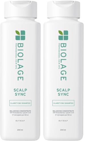 Image of Biolage Scalp Sync Clarifying Shampoo for Soothed and Hydrated Scalp with Fermented Tea and Glycolic Acid for 72HR Soothed and Hydrated Scalp for Women and Men Vegan and Cruelty-Free​