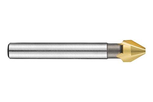 Dormer G33510.0 Countersink, Straight Shank, TiN Coating, High Speed Steel, Full Length 50 mm, Flute Length 7.6 mm, Shank Diameter 6 mm