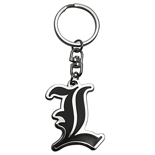 ABYstyle Death L symbol Metal Keychain Anime Manga Accessories Merch Gift