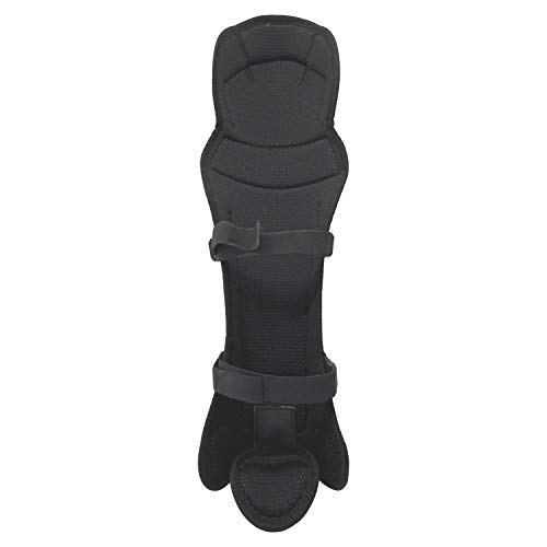 Champion Sports Ultra Light Rhino Tek Foam Baseball Umpire Leg Guards, Black (18" Long)