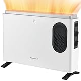 Aigostar 2000W Calefactor Convector Bajo Consumo, termostato ajustable