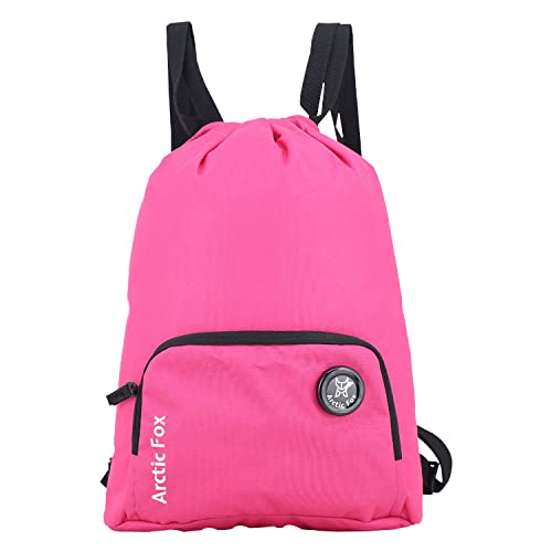 Image of Arctic Fox 15 Liters Draw String Bag Pink Backpack