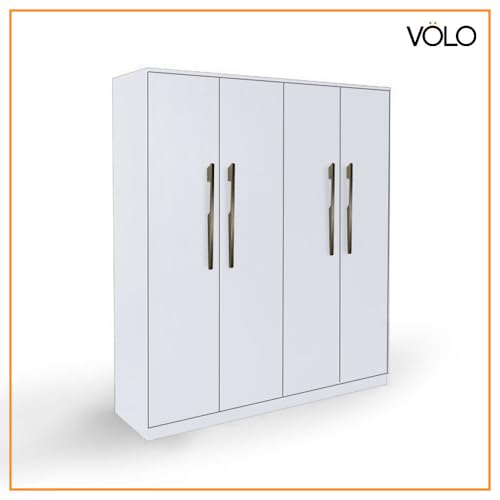 Image of VOLO Aluminium Wardrobe Handle - Elegant Pull Handle for Wardrobe Doors, Cabinet Doors, and Drawers in Kitchen, Office, and Bedroom (Pack of 2 Pieces) (SAC-40 Satin 12 Inc (288mm))