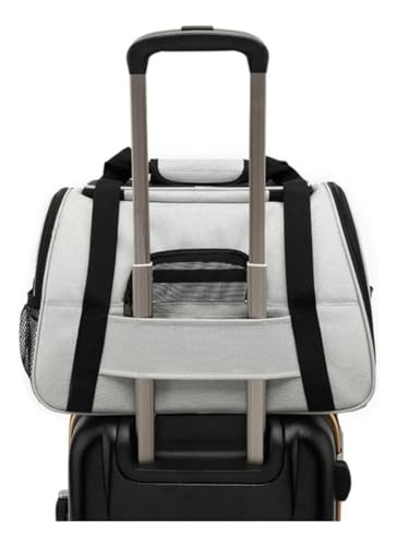 Bolsa Transporte Pet 52x35x25 Passeio Viagem Carro Avião Para Cães e Gatos