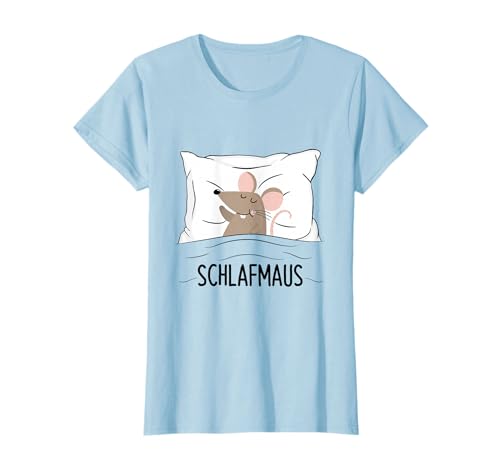 Maus Schlafshirt Schlafmaus Pyjama T-Shirt