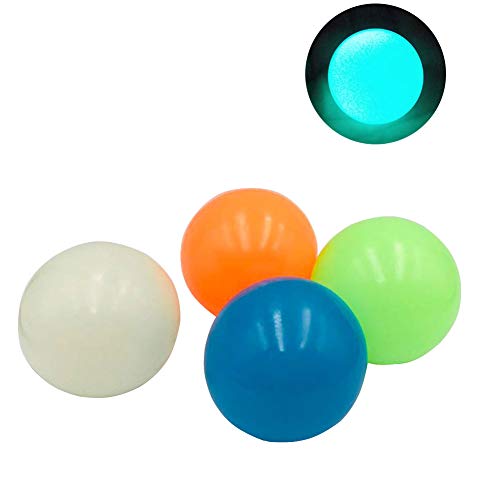 Tezam Luminescent Stress Relief Balls Sticky Ball, Tear-Resistant Perfect for Kids and Adults - Squishy Relief Toys for Anxiety, ADHD, Autism and More