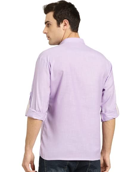 Image of SOJANYA Men's Cotton Regular Fit Short Kurta
