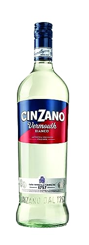 Cinzano Vermouth Blanco - 6 botellas x 1000 ml - Total: 6000 ml