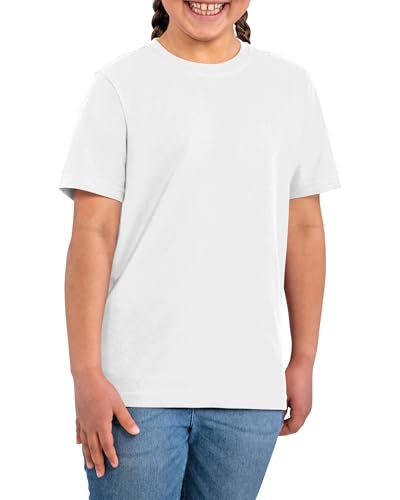 HRM Unisex 2001 T-Shirt, White, 134