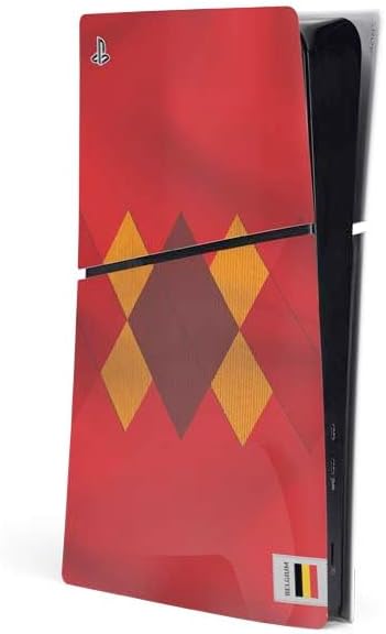 Skinit Decal Gaming Skin Compatible with PS5 Slim Digital Edition Console - Russia Soccer Flag Design