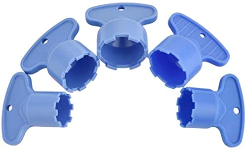 5 piezas/set Llave de aireador de grifo Cache 2.2GPM con herramienta de extracción de aireador de grifo de 5 piezas Libro de moda