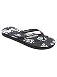 Sandalia básica Quiksilver Molokai Island Pulse, Chanclas Hombre, Black Grey Black, 43 EU