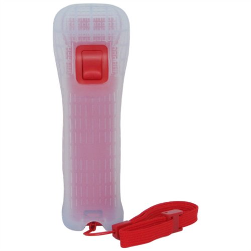 eForBuddy Remote Controller with Silicone Skin Case for Nintendo Wii, Red