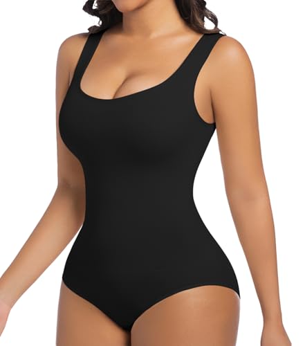 Image of ONEW Womens' Waist Trainer Seamless Bodysuit For Women Tummy Control Shapewear Bodysuit
