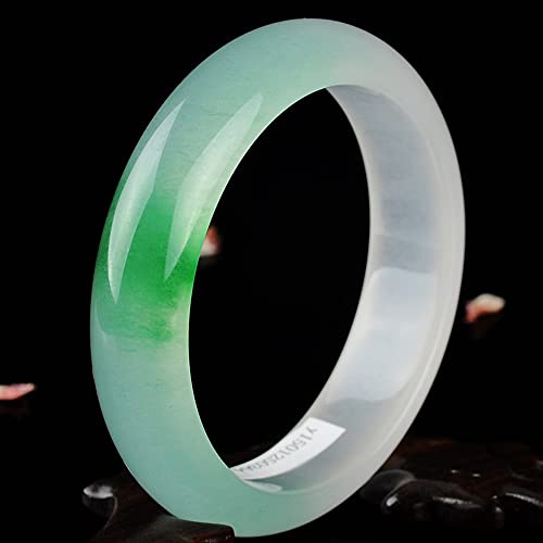 Bracelets en jade pour femme avec boîte cadeau, le présent idéal et symbolique de Birmanie