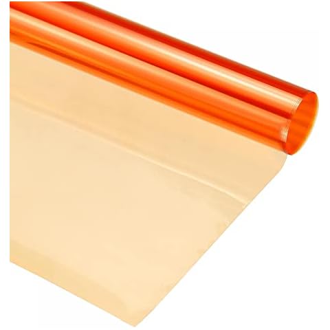 sourcing map Orange 85 Lighting Gel Filters Cover