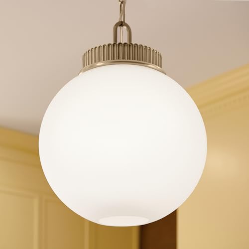 Kichler Andorra Pendant Light, 15" Globe, Champagne Bronze by Kichler - Used condition - Image 3