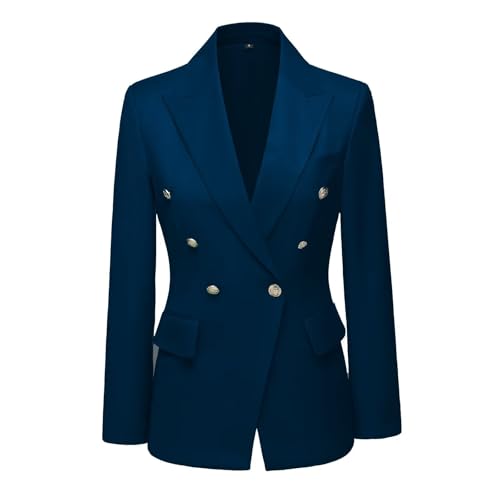 Suit Jackets for Women Double Breasted Blazers for Women Business Casual Womens Blazer Suit Jacket