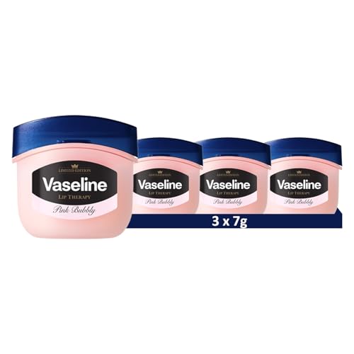 Vaseline Lip Therapy Pink Bubbly | Bálsamo labial para una recuperación óptima en rosa burbuja | (Pink Bubbly (3 piezas))