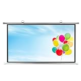 Pantalla de proyector portátil para exteriores de 72 pulgadas, disponible en tamaños de 40/50/60 pulgadas para una visualización