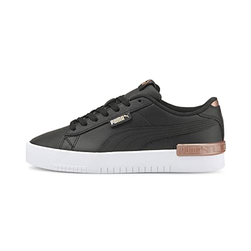 Image of PUMA Women's Sneaker Gymnastics Shoes, Black Black Rose Gold White, 6.5